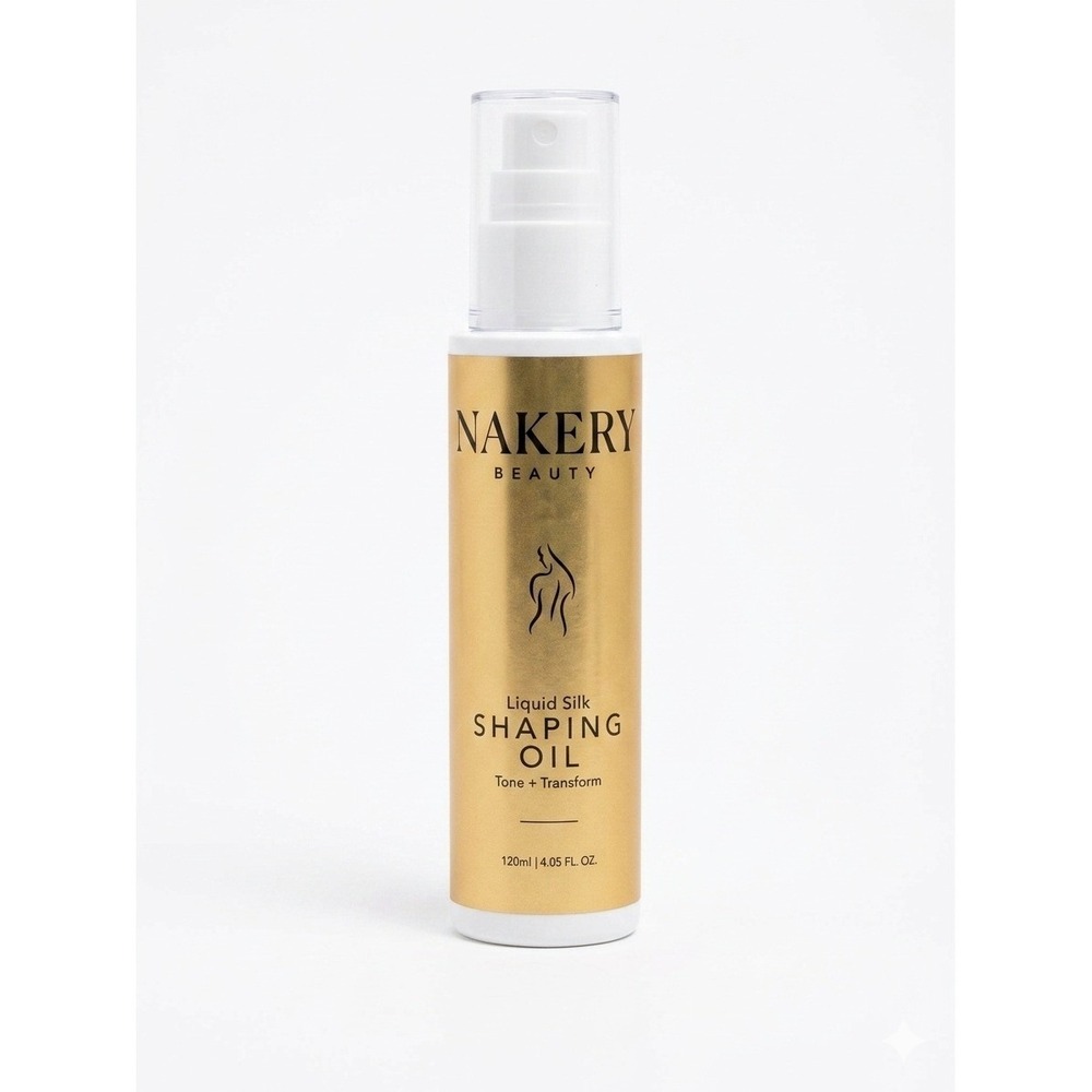 Nakery‎ Beauty Liquid Silk Shaping Oil Tone+Transform Body Oil 4.05oz New Sealed